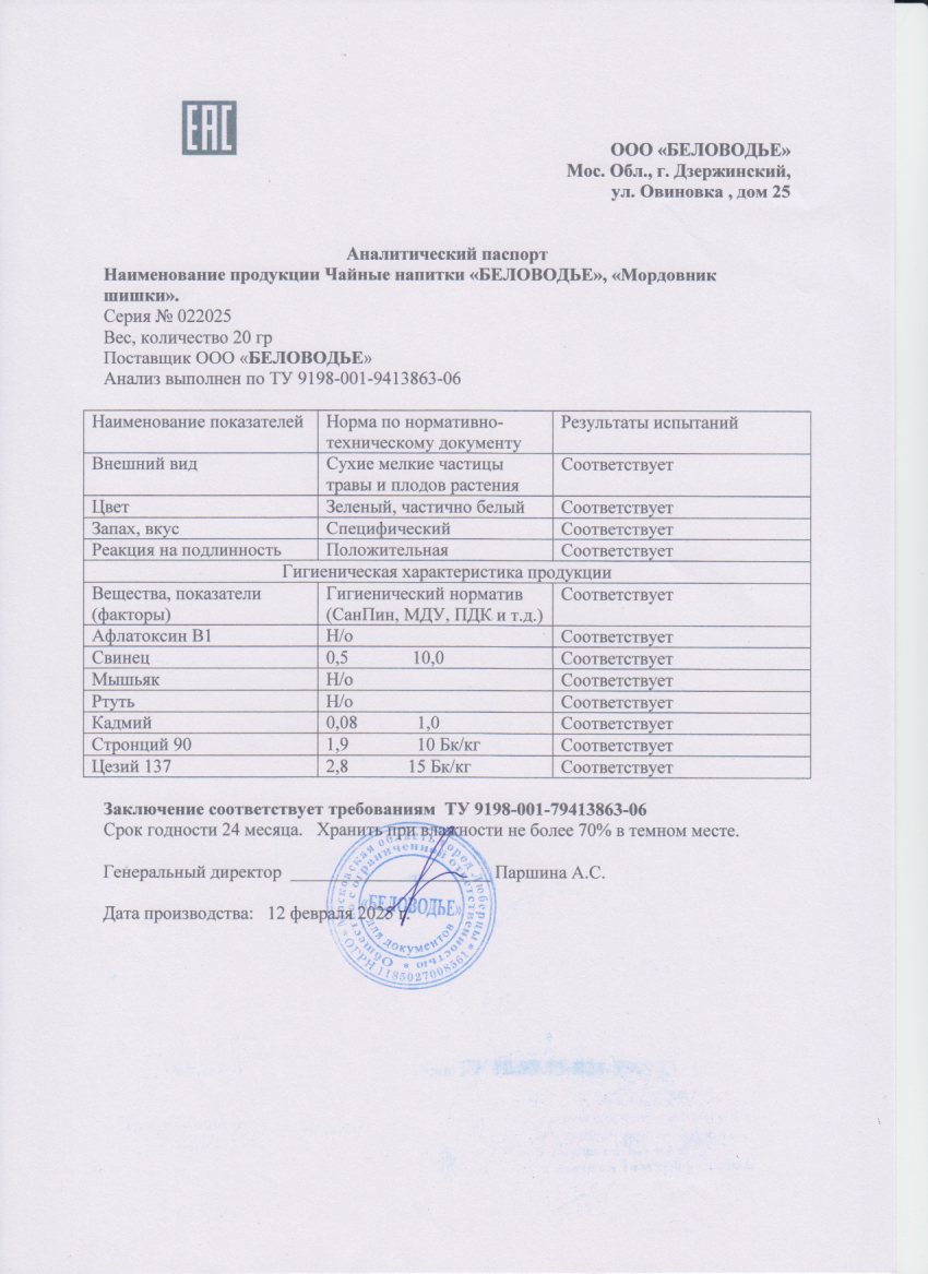 Паспорт №022025